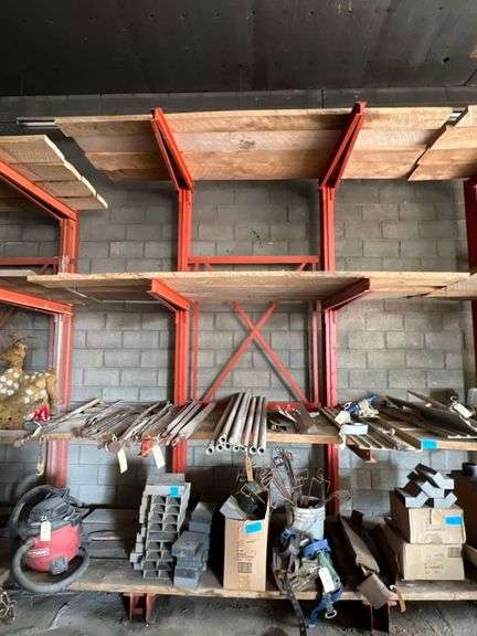 Heavy Duty Racking - 5ft x 5ft x 11 1/2ft - Contents NOT Included - MUST BE REMOVED AFTER 4 PM
