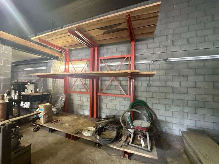 Heavy Duty Racking - 10ft x 5ft x 11 1/2ft - Contents NOT Included - MUST BE REMOVED AFTER 4 PM