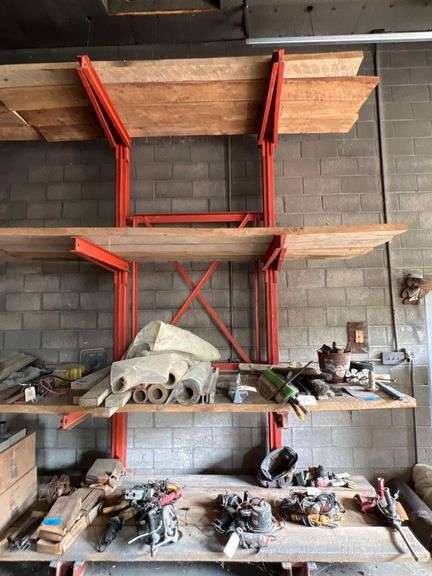 Heavy Duty Racking - 5ft x 5ft x 11 1/2ft - Contents NOT Included - MUST BE REMOVED AFTER 4 PM