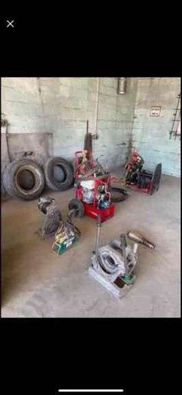 30 Ton Hammerhead Lighting Pipe Burster - 4in Bursting Head - 75ft and 150ft Cable - Power Pack - McElroy Fusing Machine