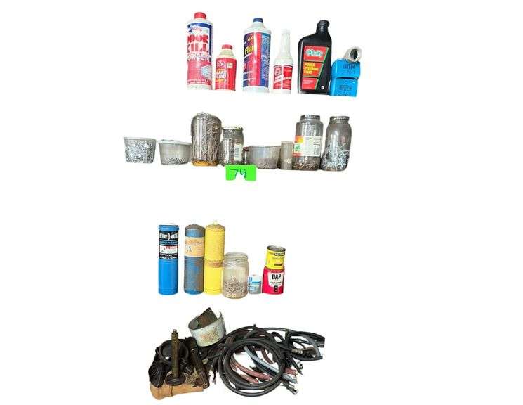 Contents On Shelves- Hoses - Torches - Hardware image