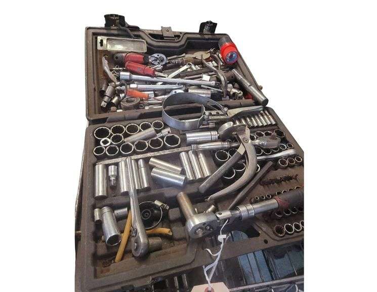 Multiple Socket Sets & Wrenches - Large Lot - Misc. Size Drives image