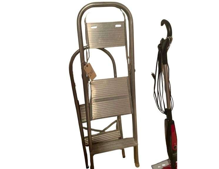 2 Folding Ladders/Step Stools image
