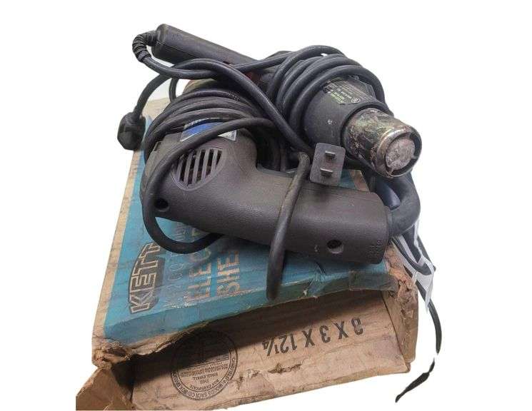 (3) Electric Hand Tools - Power Shear - Heat Gun - Detail Sander image