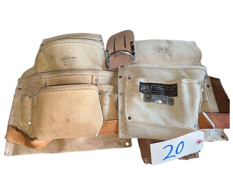 Various Leather Tool Satchels image