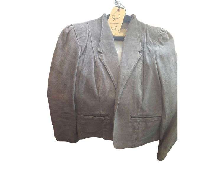 Conspiracy Skirt Suit Size 8 - Suede image