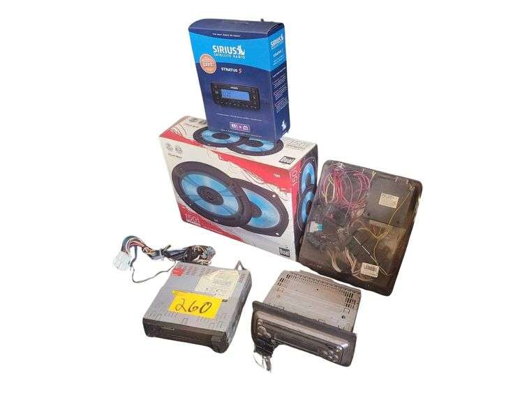 Sirius Satellite Radio New - Speakers - Wiring - 2 Used Head Units image