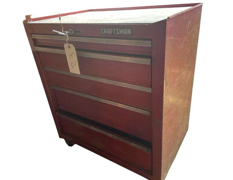 Craftsman Tool Box 27x18x30Inches on Wheels image