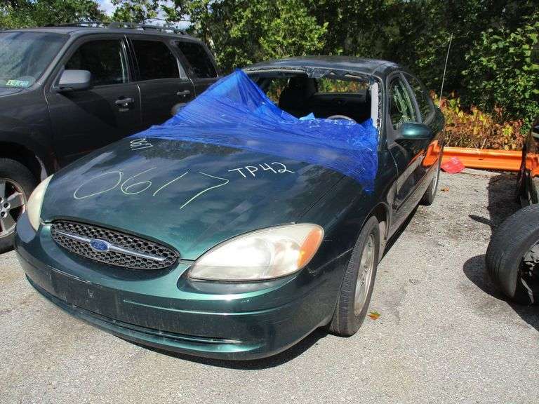 GREEN, 2000, FORD TAURUS, 1FAFP55U9YG290617, ,