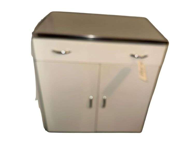 Vintage Metal Cabinet 30 in. L. X 20in. D. X 36in. H. image