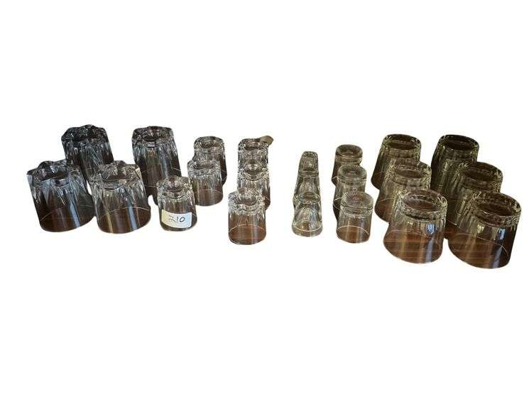 Several Sets of Bar Glasses - Shot Glasses - Rocks Glasses image