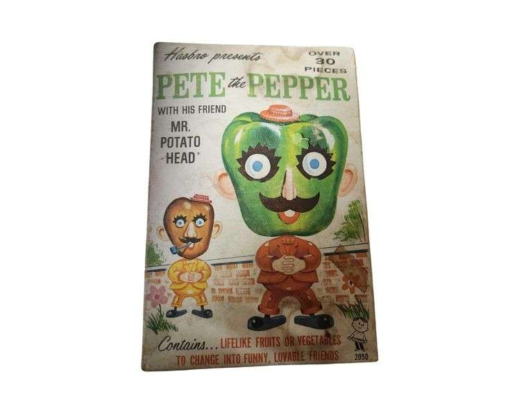 Vintage Pete the Pepper and Mr. Potato Head - Vintage Wizard of Oz Hand Puppet Set image