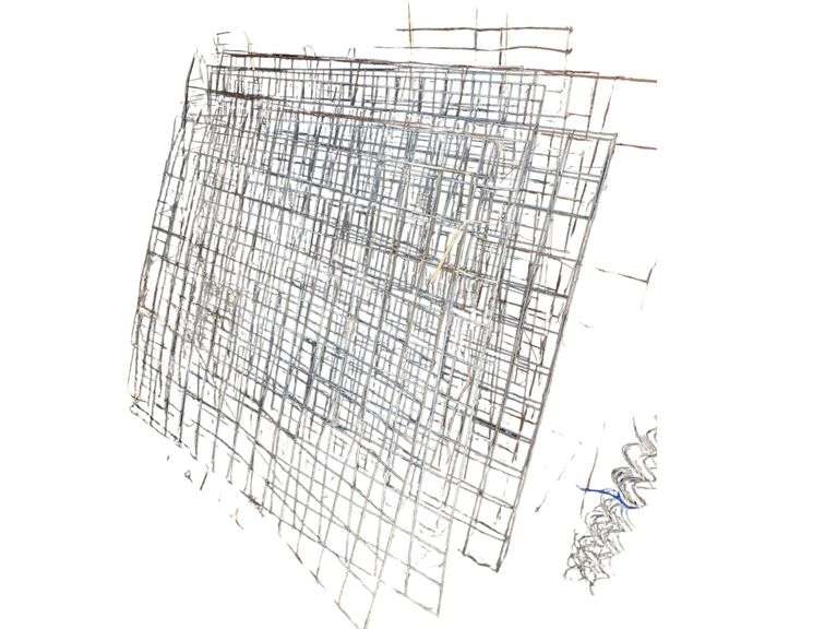 Heavy Duty Metal Wire Mesh - 52" x 48" image