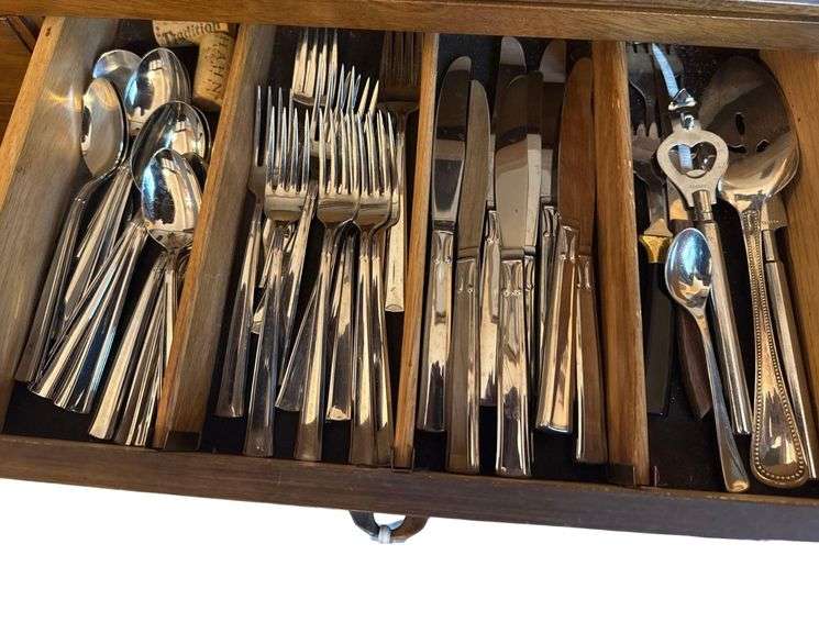 All American Stainless Silverware Lot image