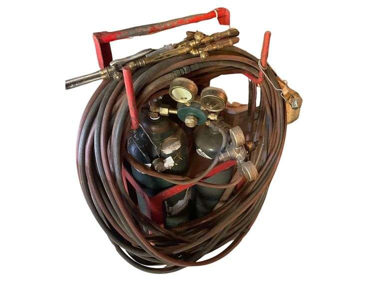 Torch Tanks On Metal Dolly image