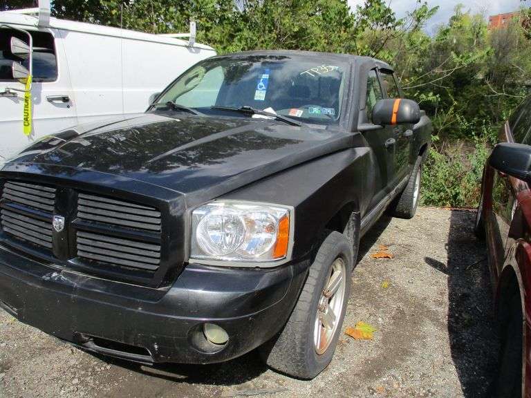 BLACK, 2007, DODGE DAKOTA, 1D7HW58KX7S261791, ,