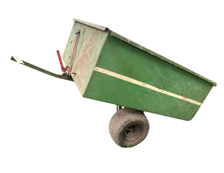 Green Dump Cart Attachment - 59" x 51" x 21" image