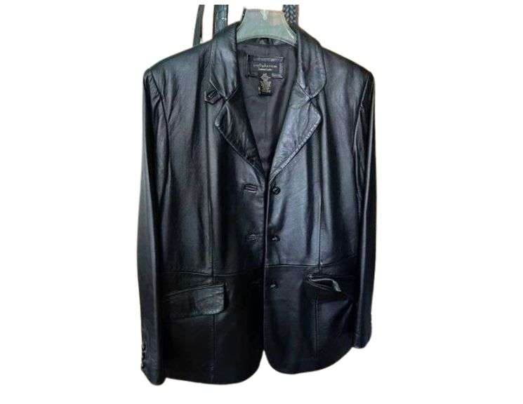 Craft & Barrow LG Leather Jacket image