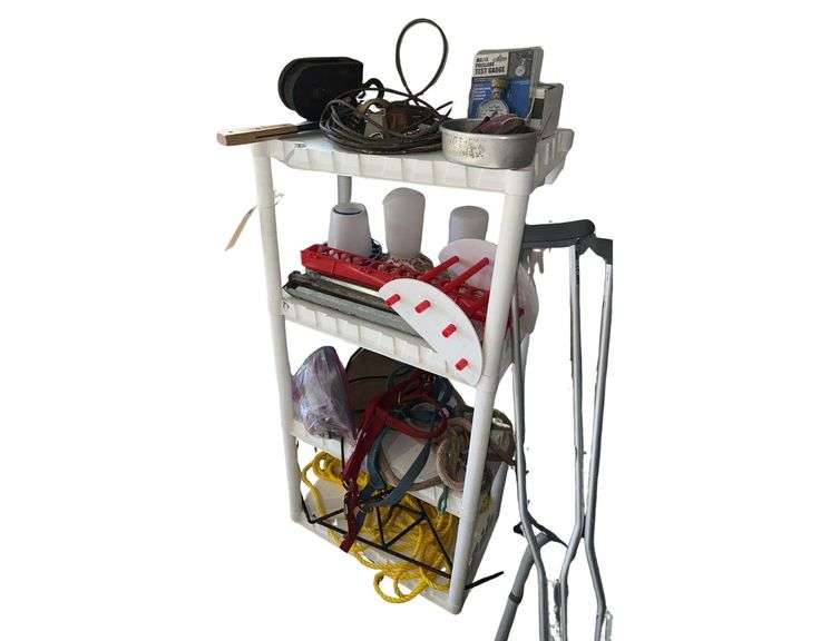 Plastic Shelf Includes Contents image