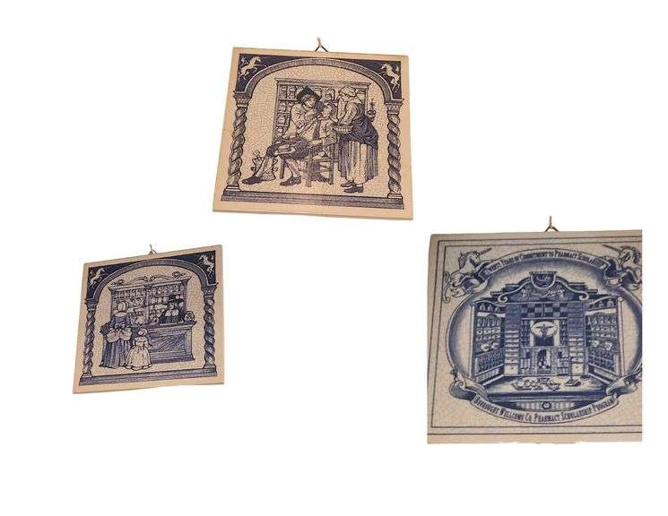 Delphi Pharmacist Tiles, 1990s, Limited - Clock image