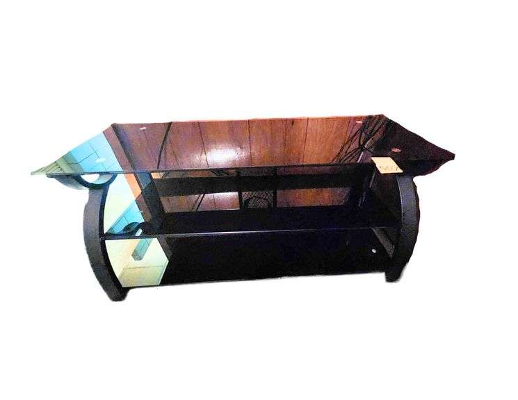 3 Tier Glass Entertainment Center - 42 x 15 x 41 image