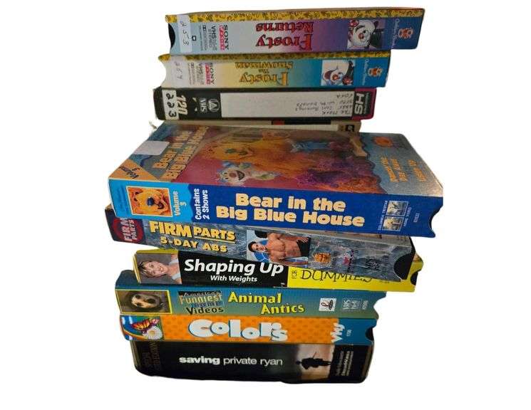 Various VCR Tapes, Tool Box image