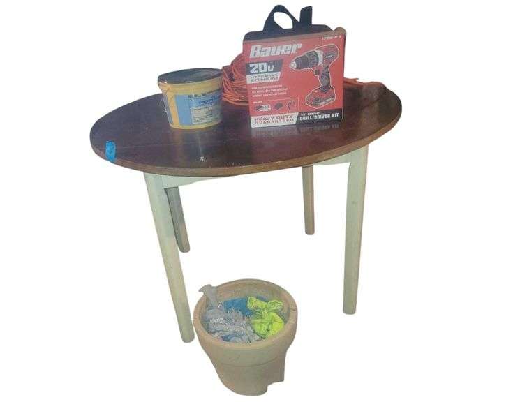 30in Wooden Round Table image