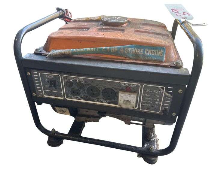 Pro Source 1000 Watt Generator - 2.4 HP - 4 Stroke Engine image