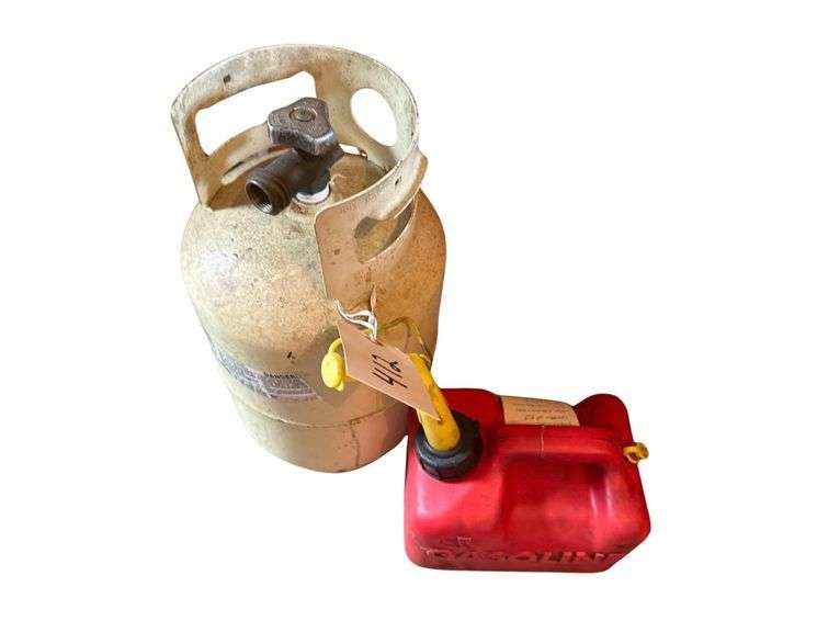 Small Propane Can - Filled - Small Gas Can With Mixed Gas image
