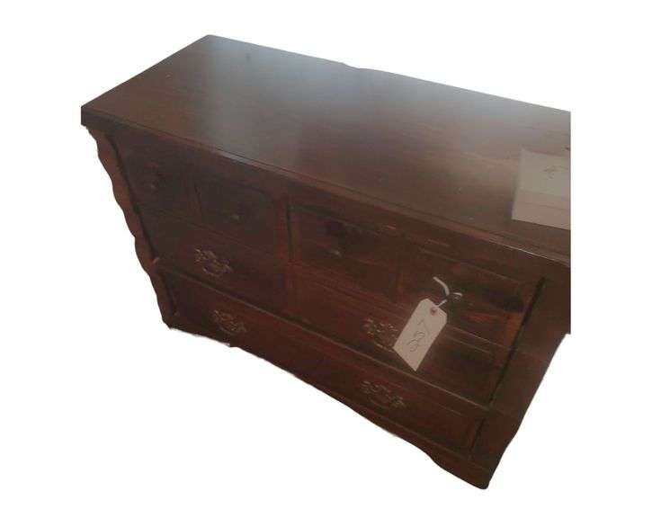 40in Vintage Dresser and Mirrow image