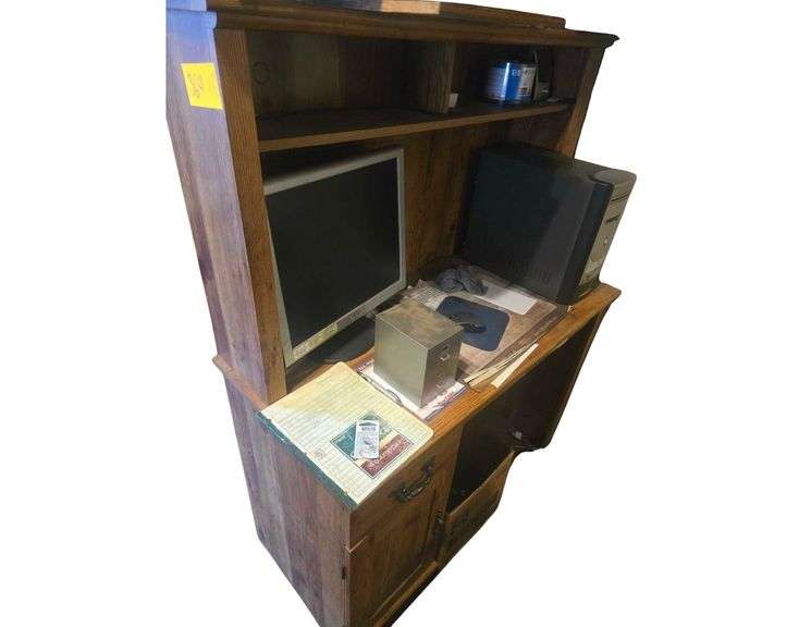4ft Desk With Computer not Monitor image
