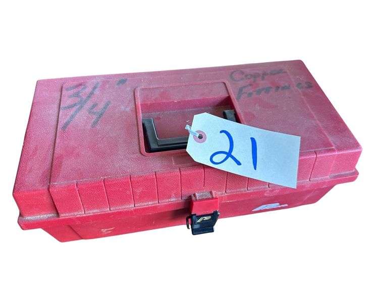 Toolbox with 3/4" Copper Fittings image