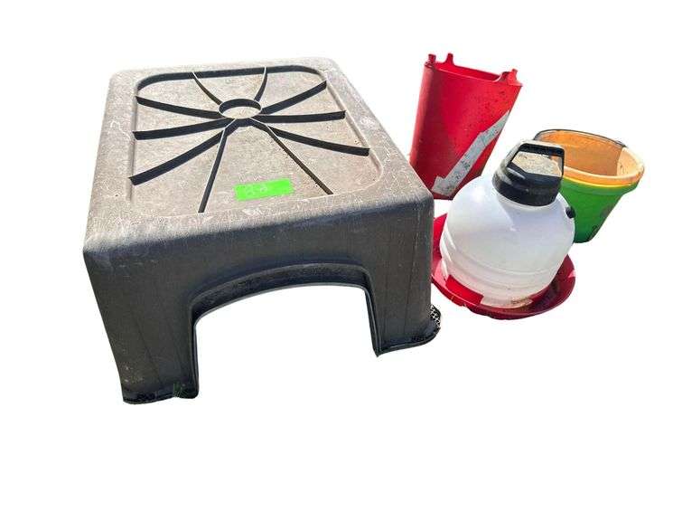 Feeders - Buckets - 2 Chicken Shelters image