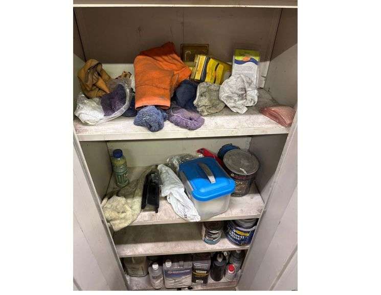 Metal Cabinet & Contents image