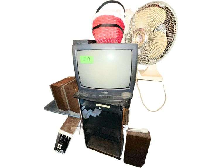 Box Tv- Stereo - Stand - Fan image