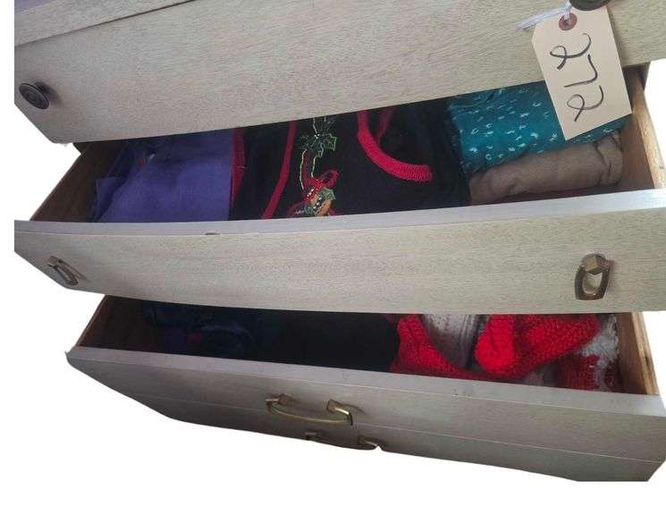 Contents Inside Dresser - Sweaters - Knitted Gloves and Slippers - Size large image