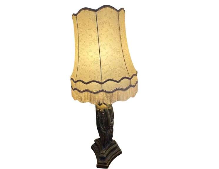 Greek Maiden Figural Lamp image