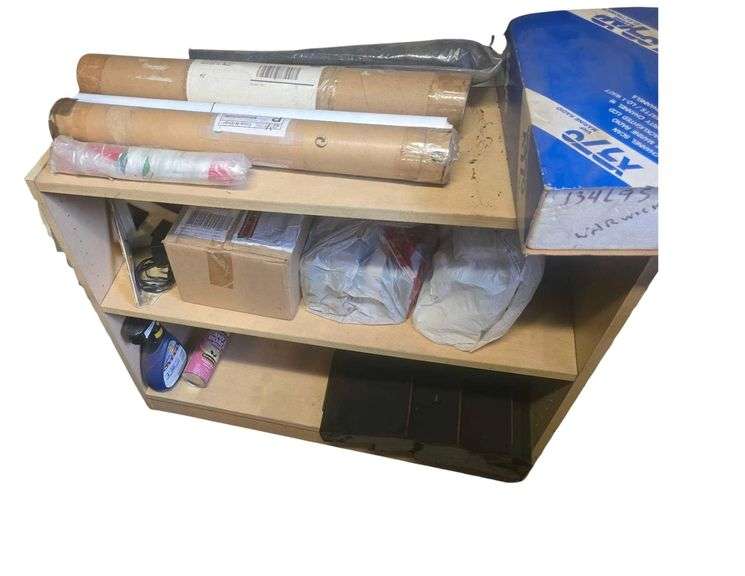 Advertising Signs - Folding Chair- Bookshelf & Contents - Box of Snapon Test Equipment image