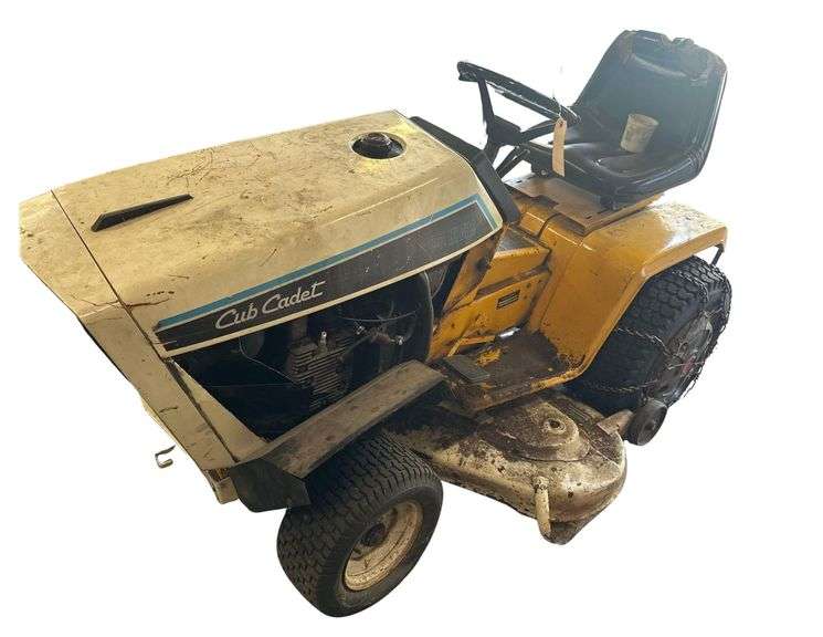 Cub Cadet 782 Hydro Riding Mower - Model 142784100 - 40" Mower Deck - 42" Snow Plow - Needs Starter image
