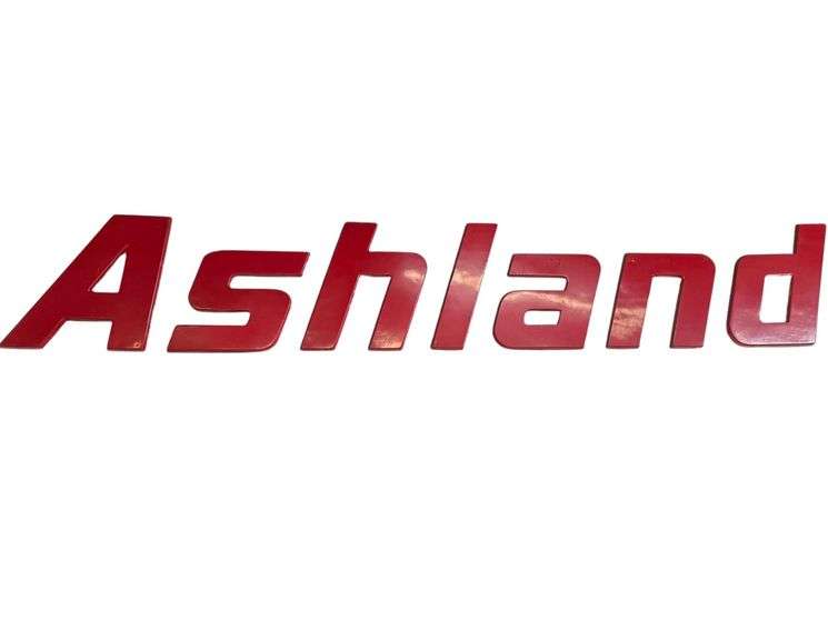 Vintage "Ashland" Shop Sign - Approx. 12' x 2 1/2' image