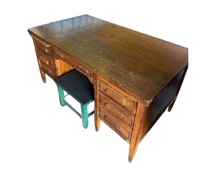 Wooden Desk 5ft. L. X 34” D. X 31” H. image
