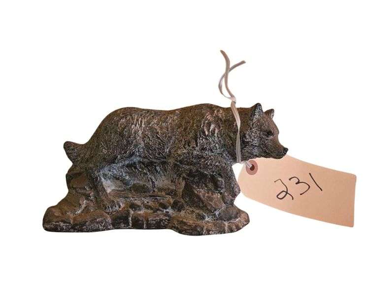 Wolf Sculpture 8 in. x 4 in. image