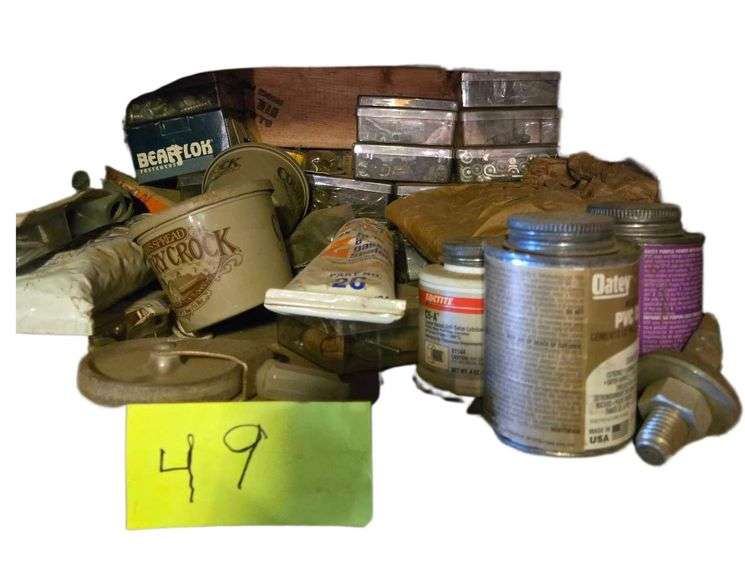 Contents Right Side of Cupboard Including Nuts and Bolts image