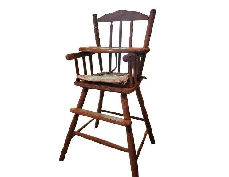 Vintage High Chair - Pink Crib Sheets image