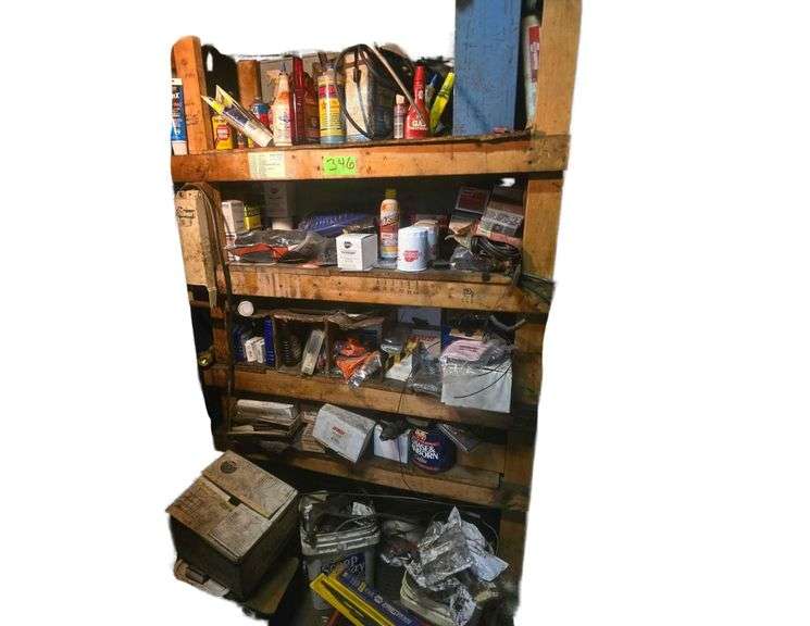 4 Shelves of Various Automotive Contents image