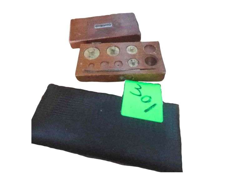 Vintage Glasses Case - And Mini Weighted Set image