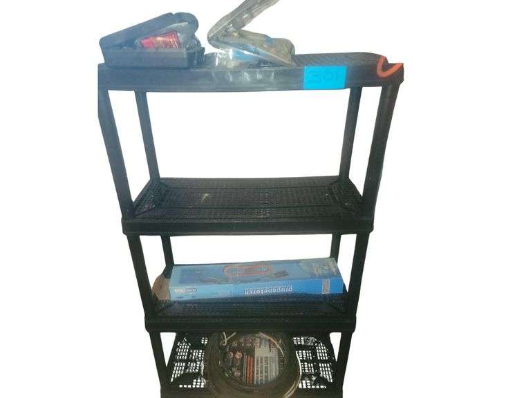 Plastic Shelf 48x12x24in - Contents Included image