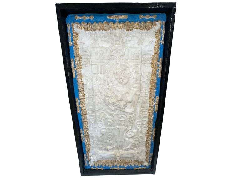 "White Moses" - 2017 - Mixed Media Sculpture - 22" x 41 1/2" x 5 1/2"