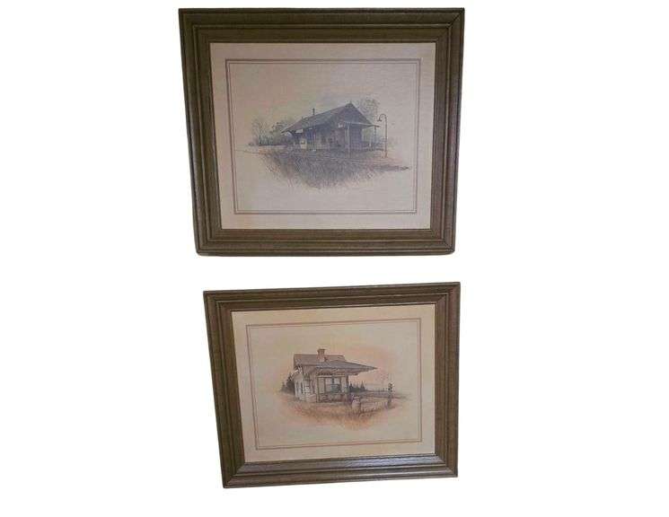 2 Decorative Pictures 24x20" image
