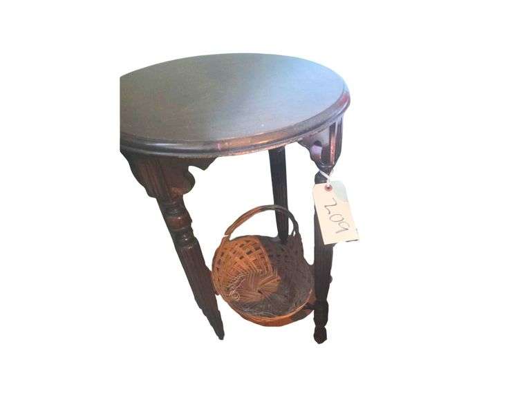 Vintage Round 36in End Table image